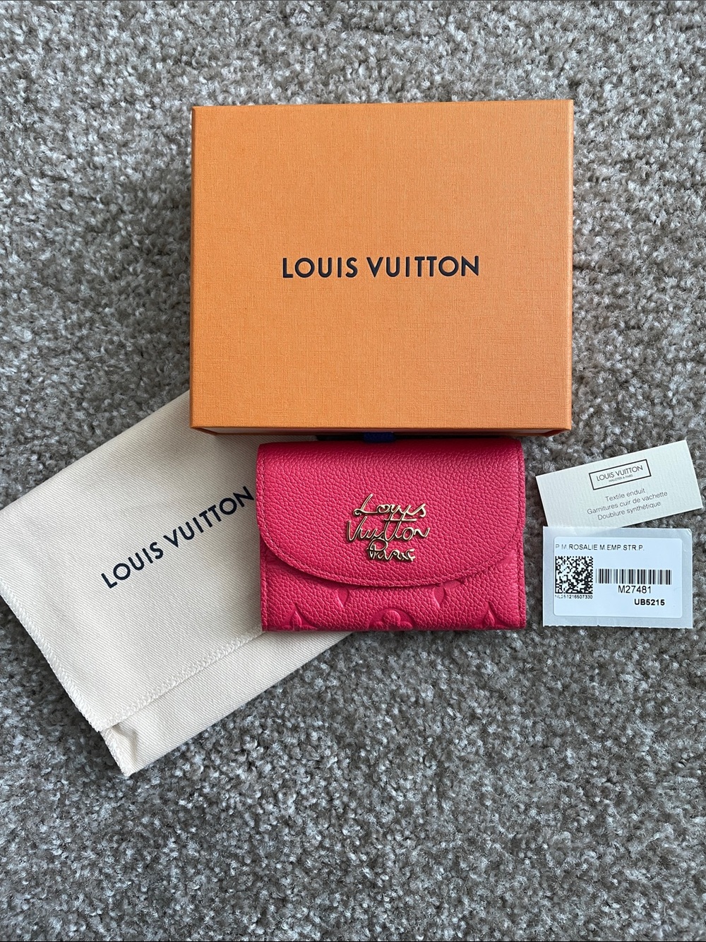 New Louis Vuitton Rosalie Coin Purse